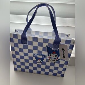 Nwt brand new Sanrio Characters Kuromi  tote bag hello kitty
13 inch*10inch*3inc